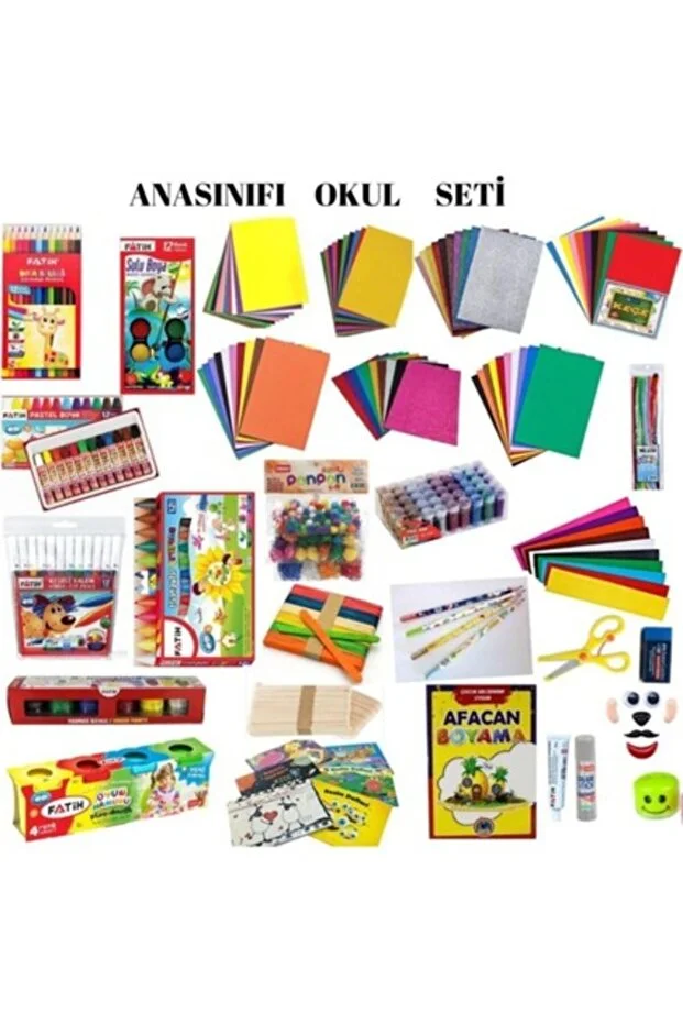 3 - 6 Yaş Tam Kapsamlı Okul Öncesi Eğitim Seti 40 Kitap